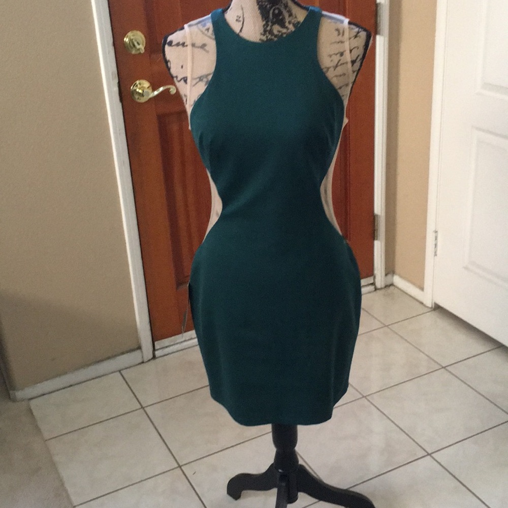 NWT!! Green BEBE dress.